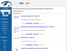 Tablet Screenshot of healthypetsplus.com